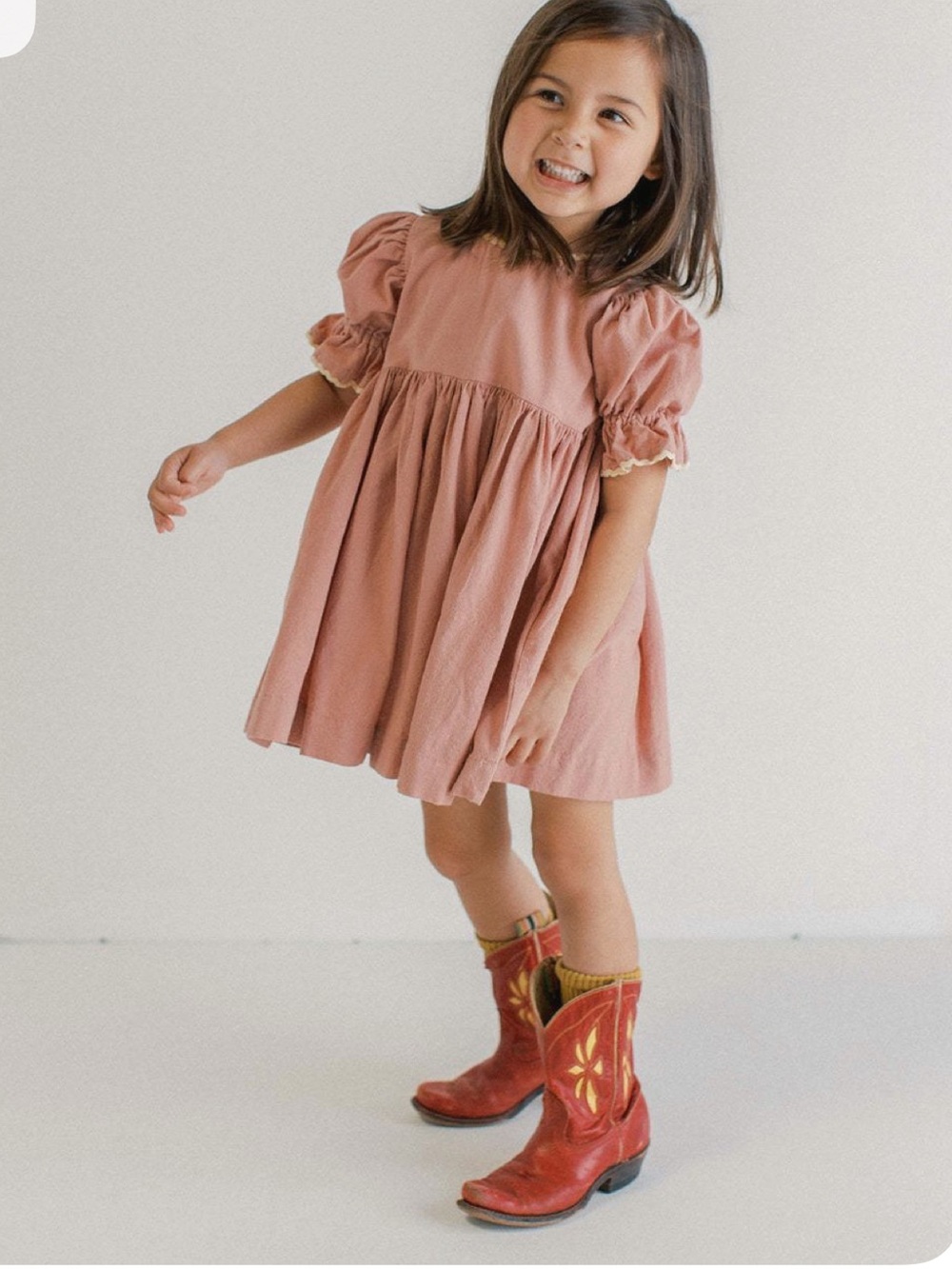Noble Franny Dress Dusty Rose 2T